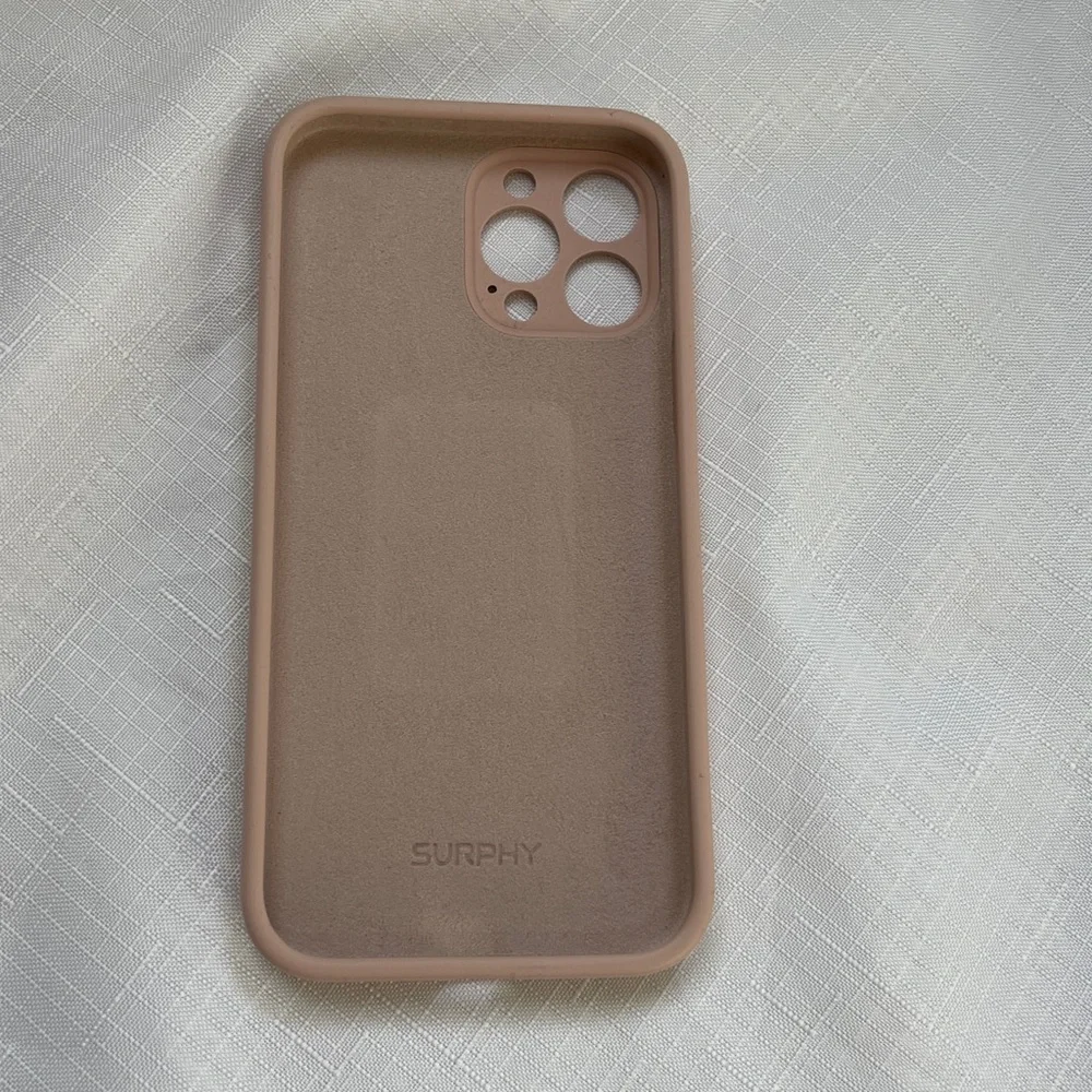 Blush Silicone Phone Case. Fits a iPhone 13 Pro Max
